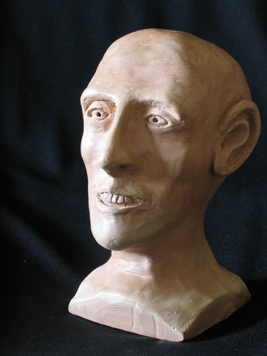 Sculpture en argile : Johan